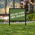 solar-powered lawn sign